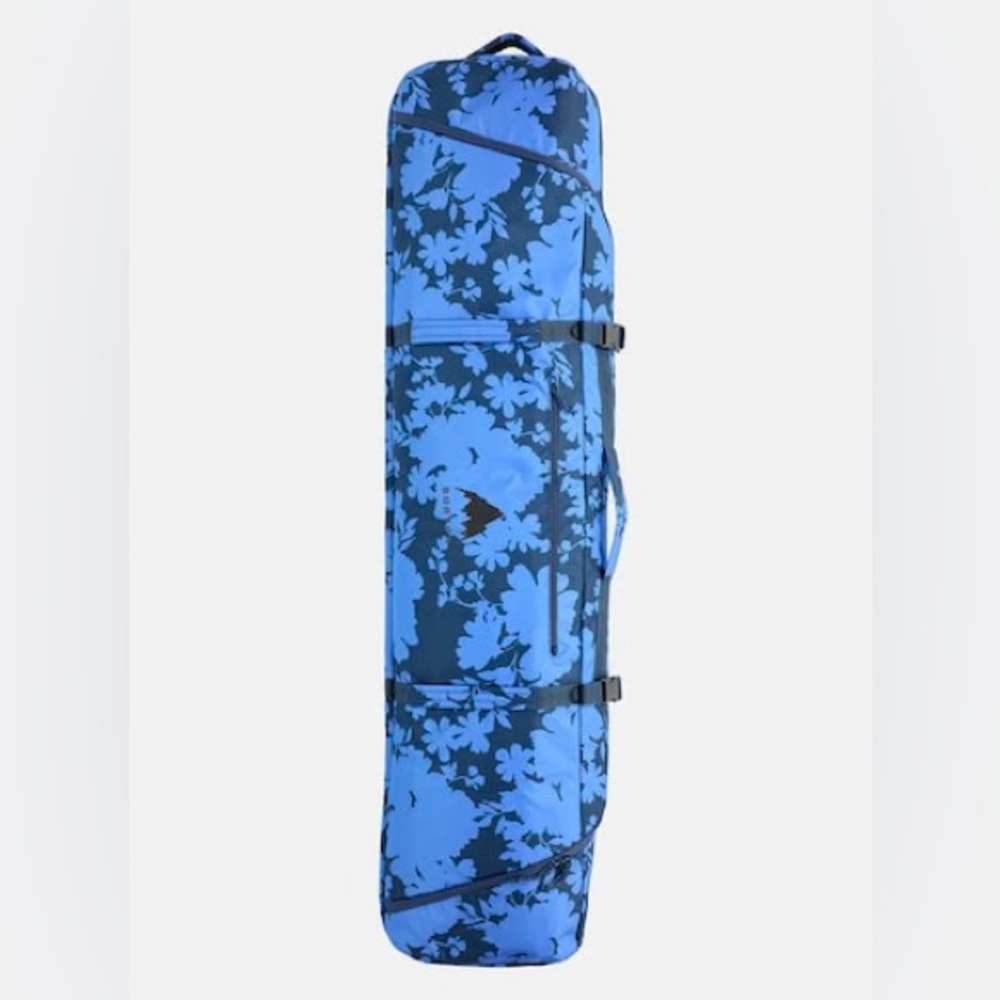 NWT Burton Wheelie Gig Snowboard Travel Bag in Amparo Blue Camellia 166cm